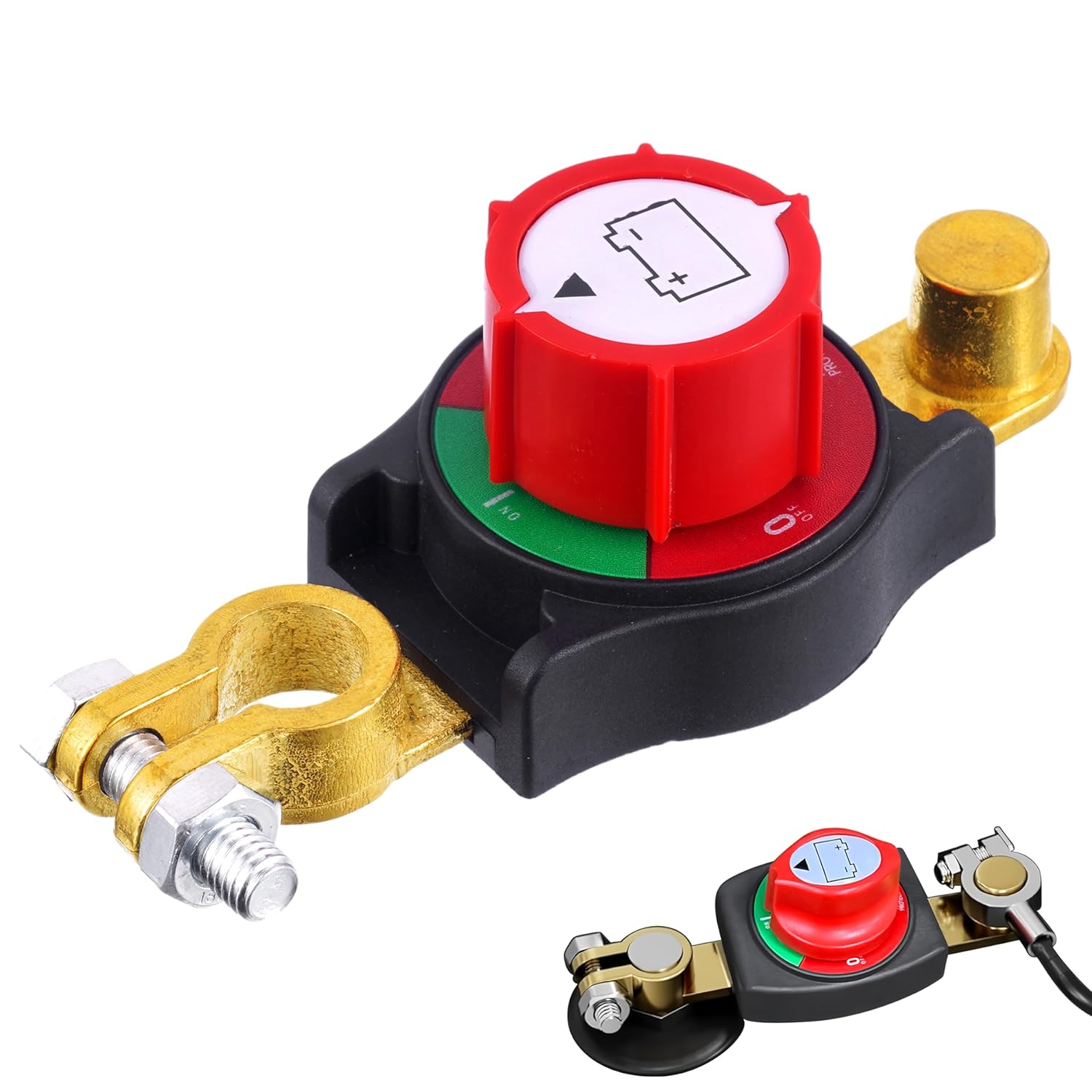 Hauptbatterieschalter, Kfz-batterietrennschalter, Wasserdichter 12v-48v-trennschalter Für Auto, Motorrad, Boot, Wohnwagen, Yacht, Bus, Reiseboot