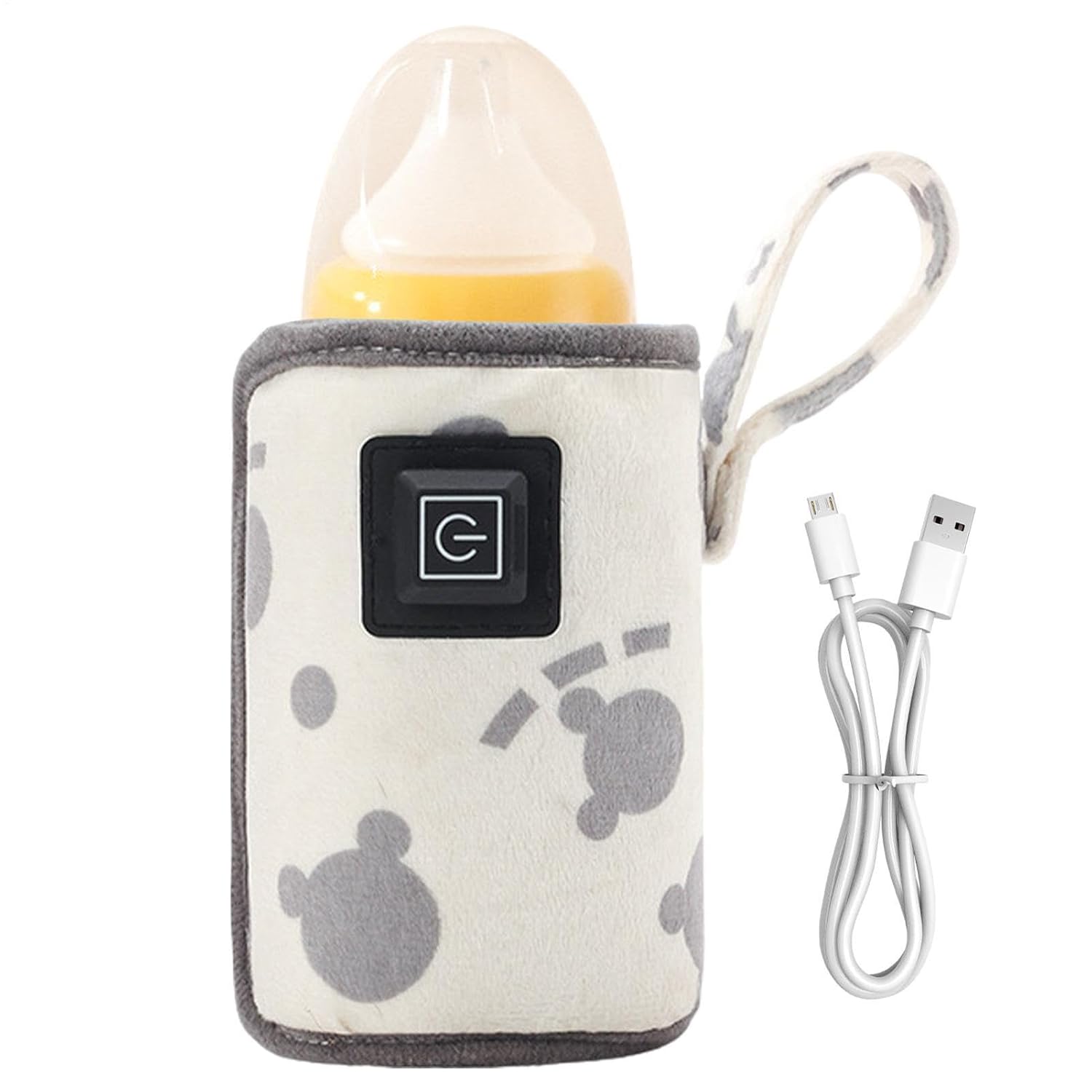 Flaschenwärmer Flaschenabdeckungswärmer Stillheizung Usb-milchfütterungswärmer, Tragbare Thermotasche Milchwärmer