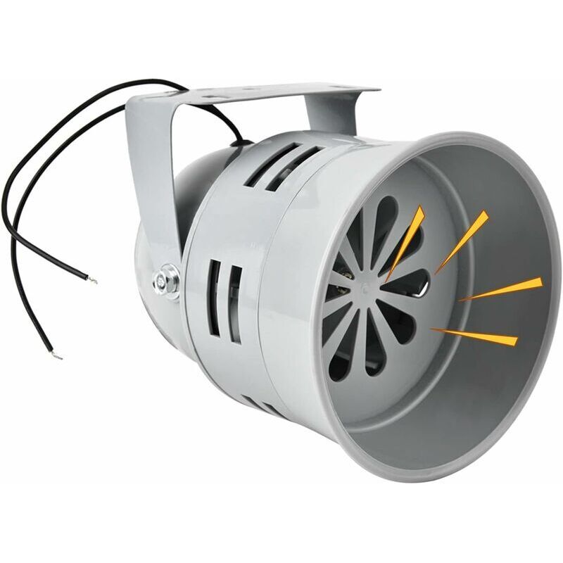 Elektromotoralarm, Hochleistungs-luftschutzsirene, 120 Db Werkseitig Montierte Metall-brandschutzhupe Für Transportfahrzeuge, Auto-sirene (gleichstrom)