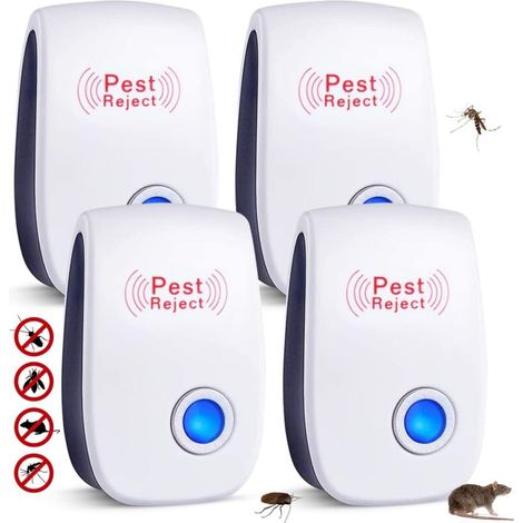 Ultraschall-nagetier- Und Insektenabwehrgerät, 4er-packung, Elektronisches Insektenabwehrgerät