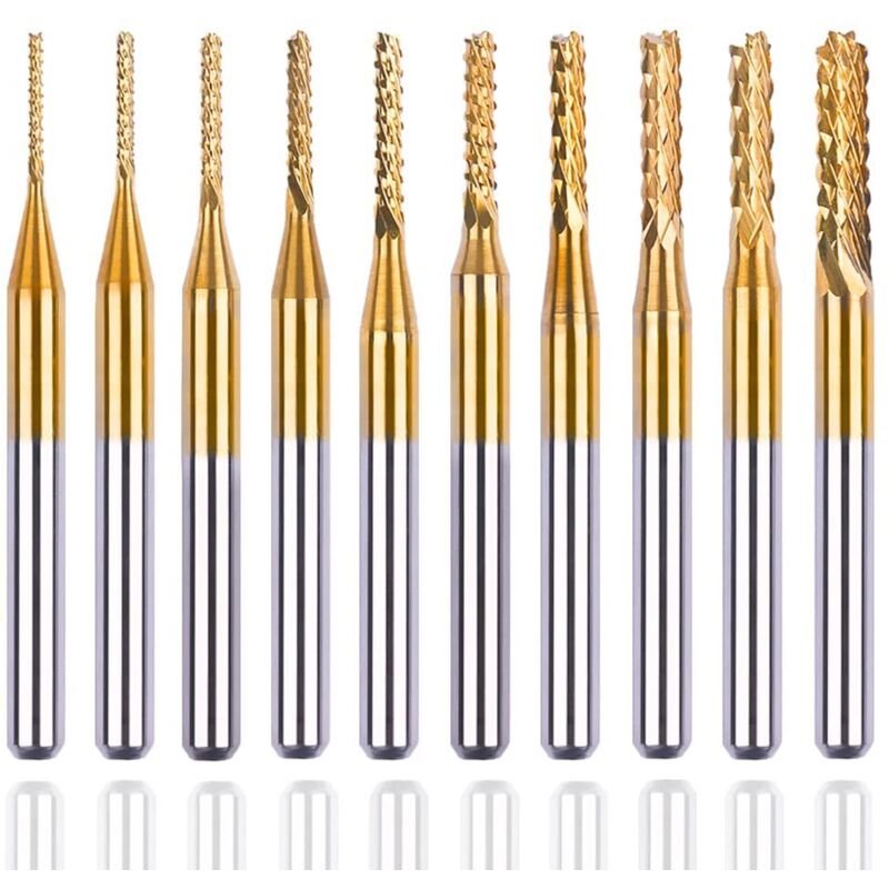 3-mm-cnc-gravierfräser Aus Hartmetall Für Leiterplatten-graviermaschinen, Präzisionsfräswerkzeug