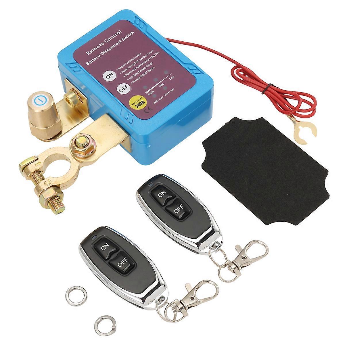 12v 240a Fernbedienungsbatterie-schutzschalter, Automatischer Abschalter, Geeignet Für Ferngesteuerte Geräte In Autos, Lkws, Schiffen Usw. -fa-