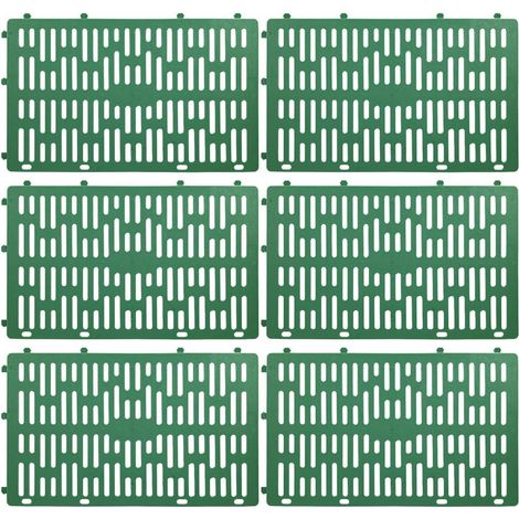 6-teiliger Baumstammschutz Aus Kunststoff, Pflanzenstammschutz, Dehnbarer Baumschutz Aus Kunststoff, Netz-rindenschutz Zum Schutz Des Stammes (grün)