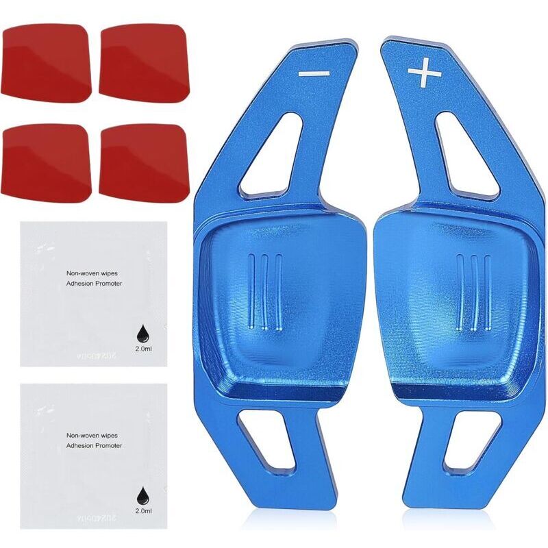 Lenkradschaltwippenverlängerung, Aluminium, Kompatibel Mit Vw, Blau