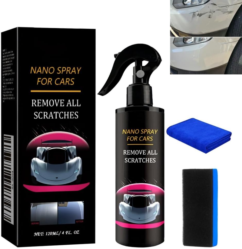 Auto Spray Kratzer Entfernen, Scratch Remover Auto, 120ml Quick Effect Coating Agent, Kratzer Entferner Auto Beschichtungs Sprays Für Glanz Und Schutz