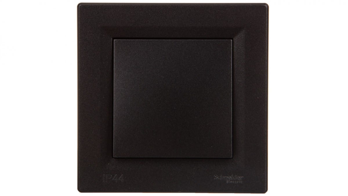 Asfora 1-poliger Schalter Ip44 Mit Anthrazitfarbenem Gehäuse Eph0100271