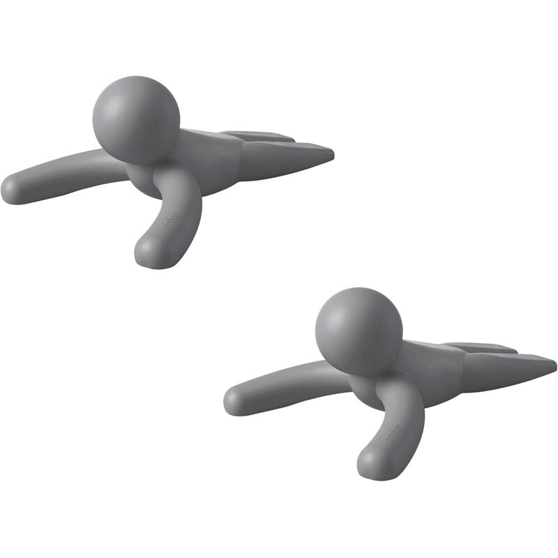 2 Robuste Und Flexible Türstopper Mit Weicher Oberfläche Zum Schutz Ihres Anthrazitfarbenen Bodens