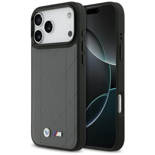 Bmw M Magsafe Hülle Mit Gestepptem Logo Für Iphone 17 Pro Max, Anthrazit