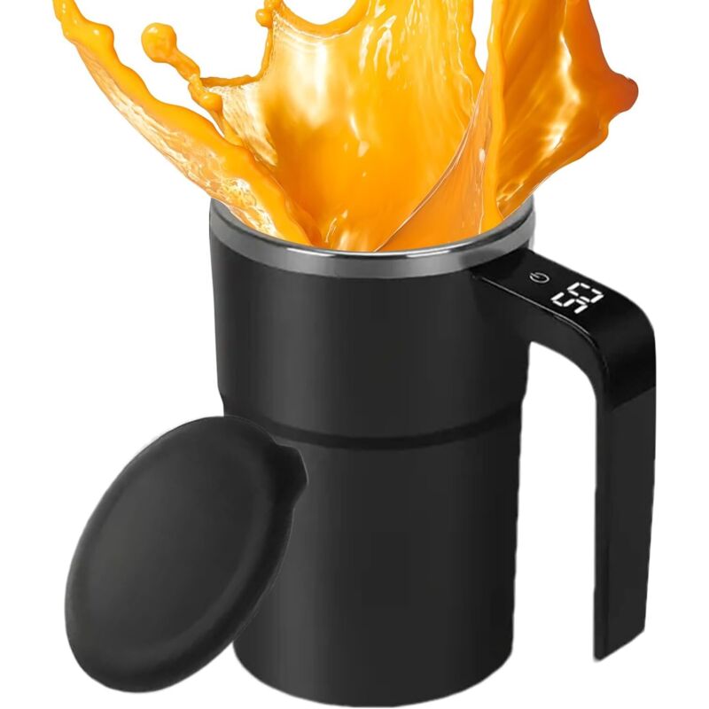 Selbstumrührender Kaffeebecher, Elektrischer Rührbecher, Automatischer Rührbecher Mit Lcd-bildschirm, Bechermixer, Zum Umrühren In Der Küche/am Arbeitsplatz