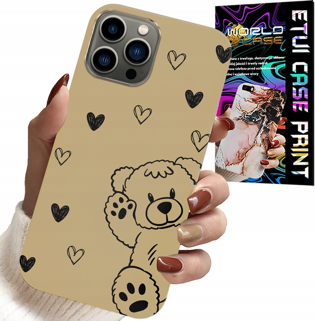 Hülle Für Iphone 12 Pro – Teddybär-plüschtiermuster Für Die Jüngsten
