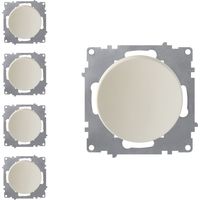 Einzelner Ein-/ausschalter (5er-pack) – Beige