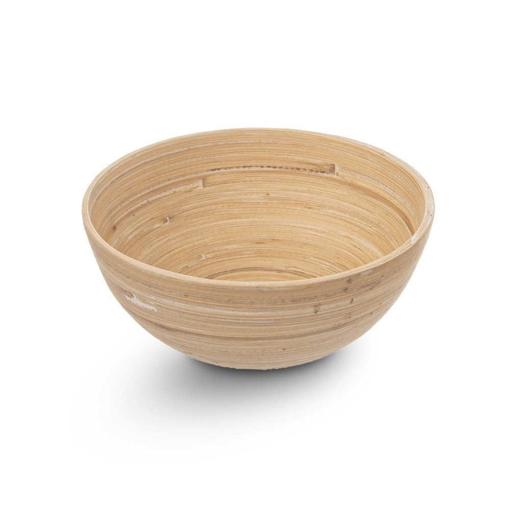 Bambusschale, Hölzerne Küchenschale Für Obst Und Snacks, 14 Cm