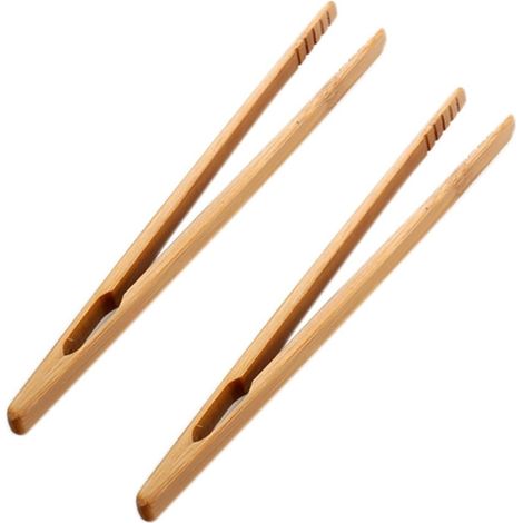 Küchenclips Aus Natürlichem Bambus, Lebensmittelclips Aus Bambus, Toastclips, Küchenclips, 18 Cm, 2 Stück, Ausgezeichnete Qualität, Preiswert