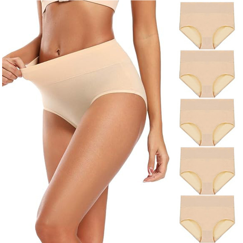 Hochgeschnittene Slips (5er-pack) Beige Xxl Beige