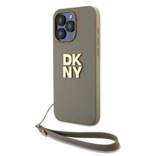 Dkny Dkhcp15xpbswse Iphone 15 Pro Max 6,7" Beige/beige Hartschalen-schutzhülle Mit Handschlaufe Und Standardlogo