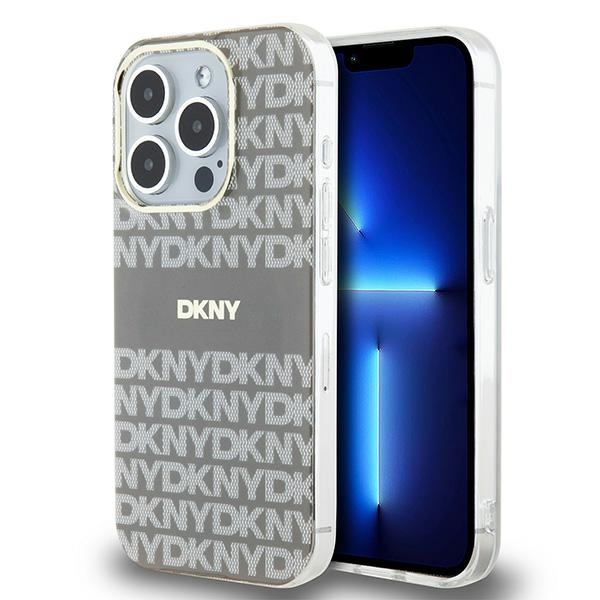 Dkny Dkhmp15xhrhsee Iphone 15 Pro Max6,7" Beiges Hardcase Iml Mono & Stripe Magsafe