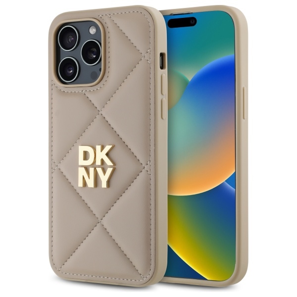 Dkny Dkhcp14xpqdsle Iphone 14 Pro Max 6,7" Beige Gestepptes Logo