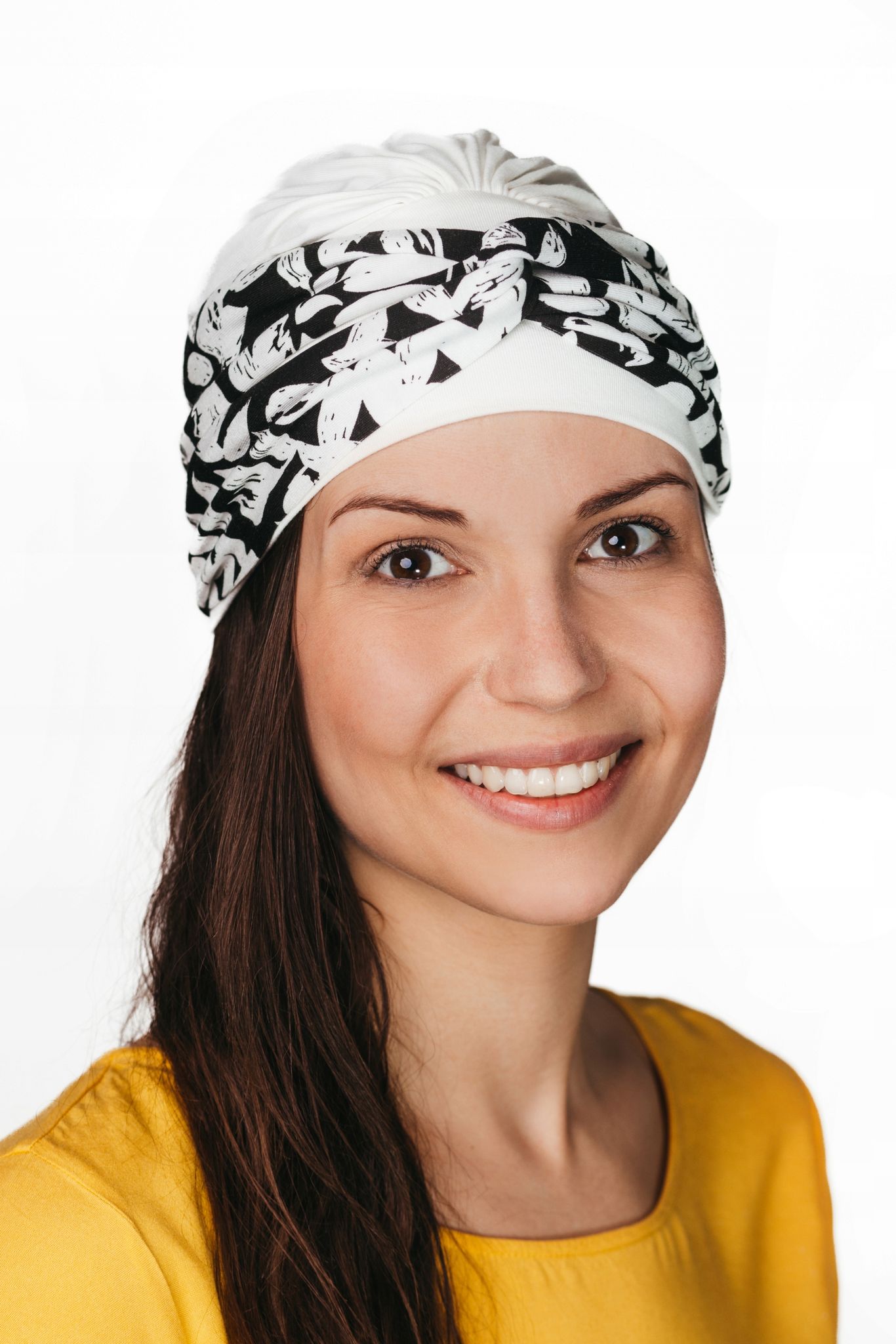 Damen-frühlingsturban Lena Ecru-431 Weicher Schal Auch Nach Der Chemotherapie
