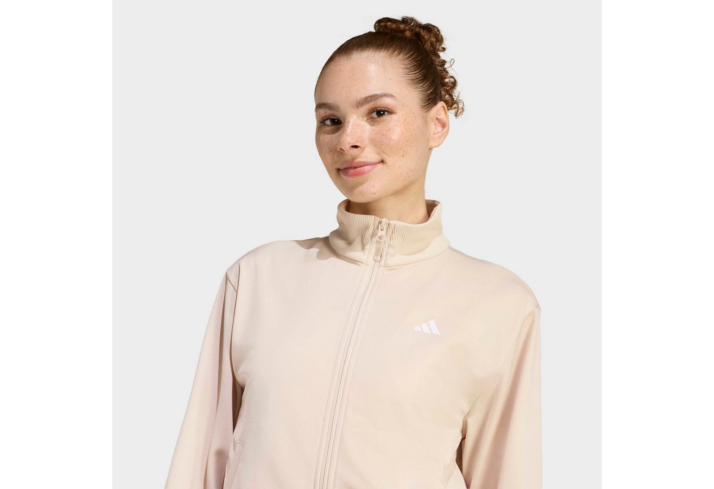 Adidas Damen-trainingsanzug-set Essentials Feel Cozy Beige Kb8459 R M Bild 3