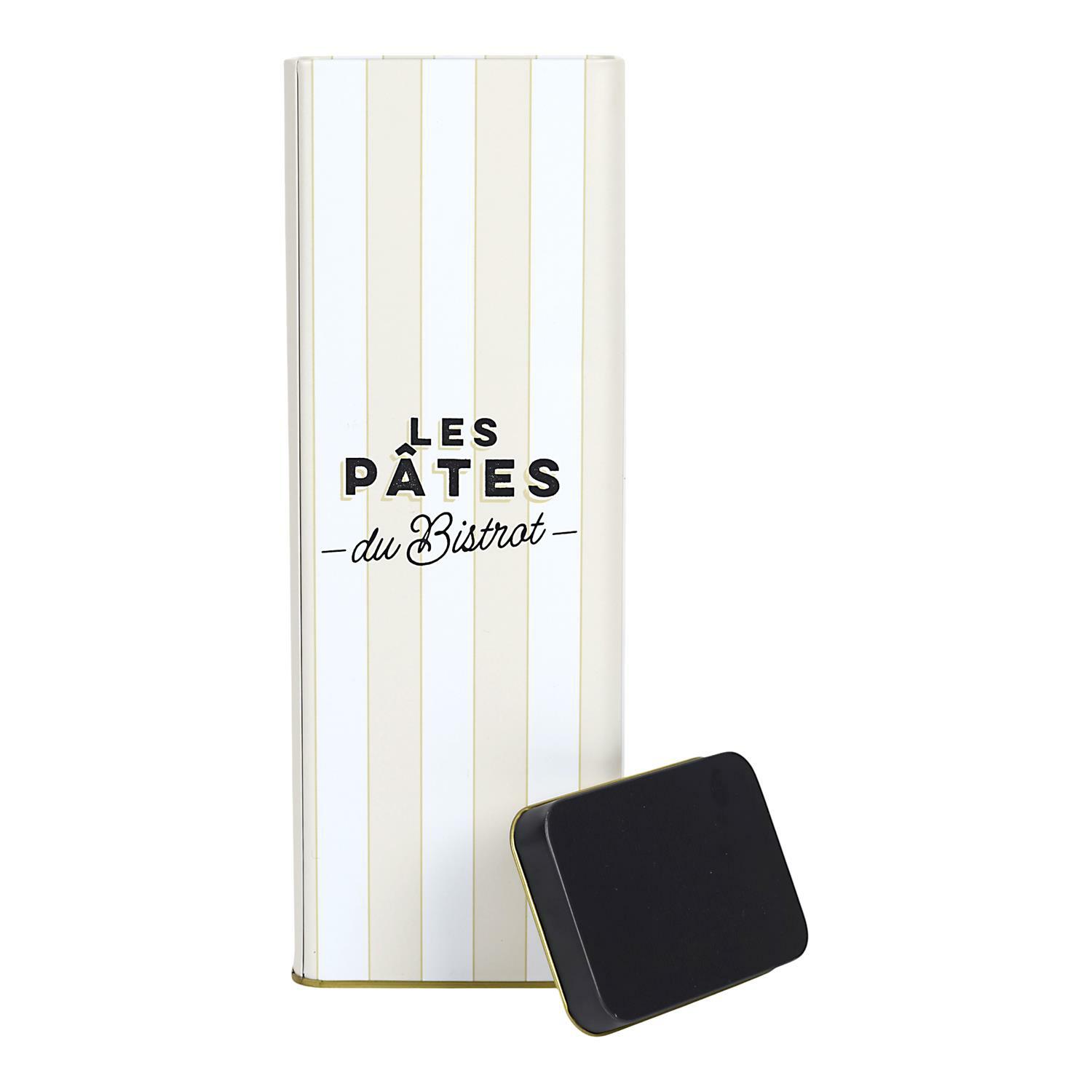 Bistrot Nudeldose Beige Gestreift