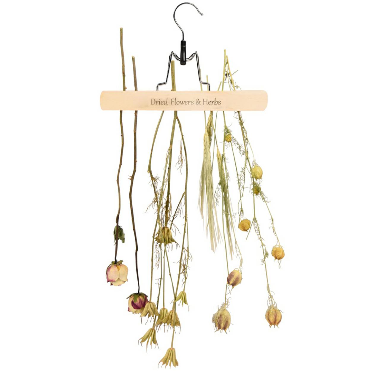 Kleiderbügel Zum Trocknen Von Blumen Und Kräutern