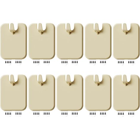 Bilderrahmenhaken, Fotoaufhänger, Selbstklebende Wandhalterungen, 10-teiliges Aufhängeset, Beschädigungsfreies Hakenset Für Leinwand, Trockenbauwände, Zimmer, Gemälde, Studentenwohnheime, Wohnungen, S