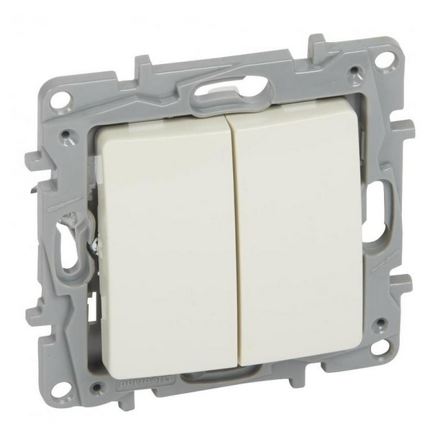 Niloe Doppeltreppenschalter 10 Ax Creme 764602