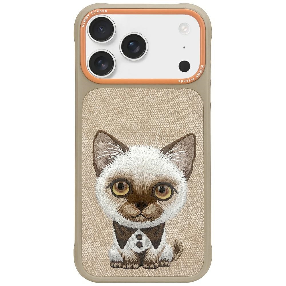 Nimmy Big Eyed Pet 2.0 Katzenhülle Für Iphone 17 Beige