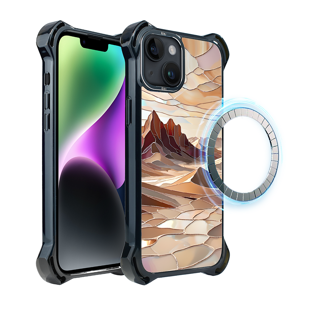 Iphone 14 Ibizu Dropguard Ultra Hülle Mit Magsafe, Glasfarben, Desert Calm