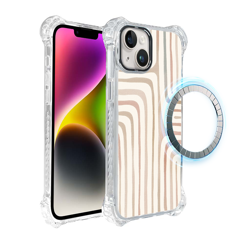 Iphone 14 Plus Ibizu Dropguard Ultra Hülle Mit Magsafe, Boho, Sandlabyrinth