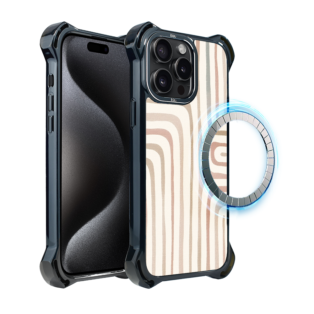 Iphone 15 Pro Max Ibizu Dropguard Ultra Hülle Mit Magsafe, Boho, Sandlabyrinth