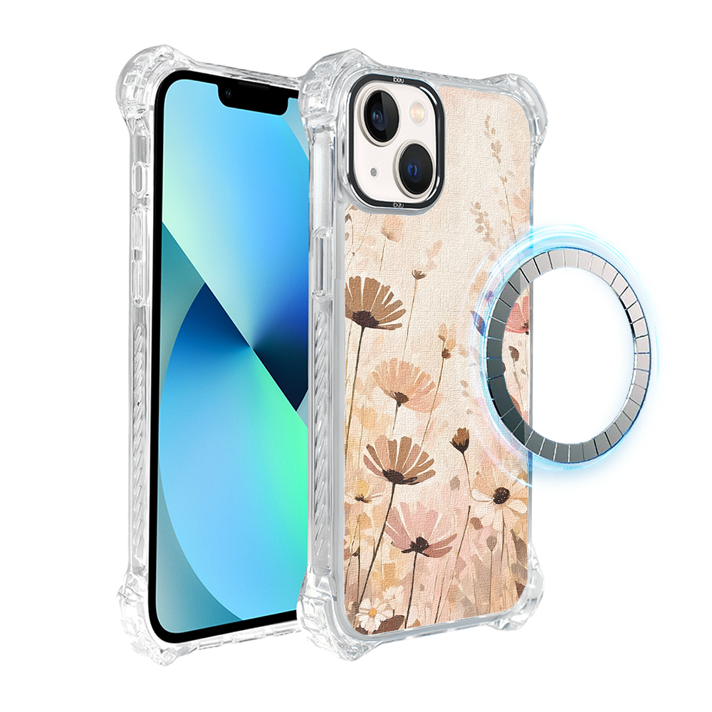 Iphone 13 Ibizu Dropguard Ultra Hülle Mit Magsafe, Boho, Blumenwiese