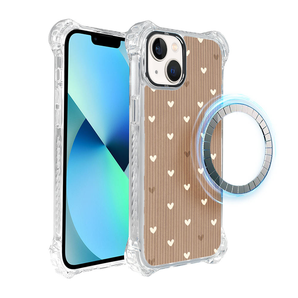 Iphone 13 Ibizu Dropguard Ultra Hülle Mit Magsafe, Boho, Powder Hearts