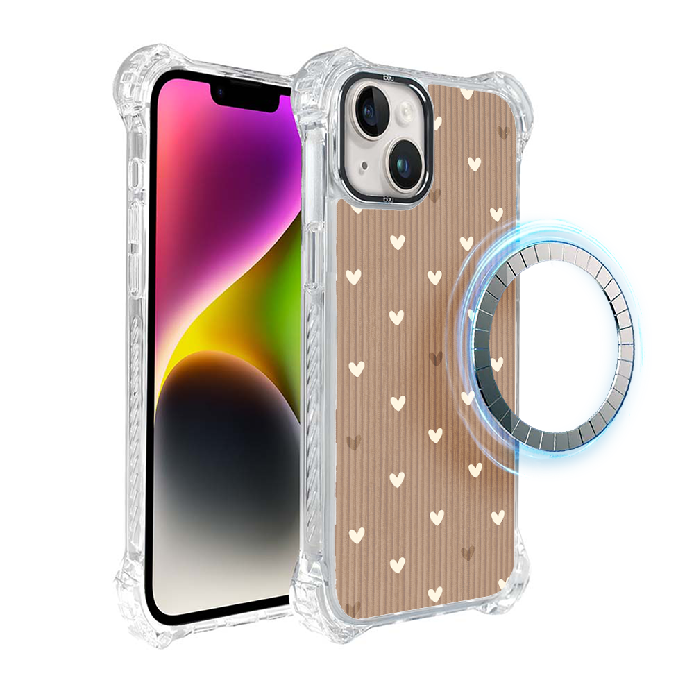 Iphone 14 Ibizu Dropguard Ultra Hülle Mit Magsafe, Boho, Powder Hearts