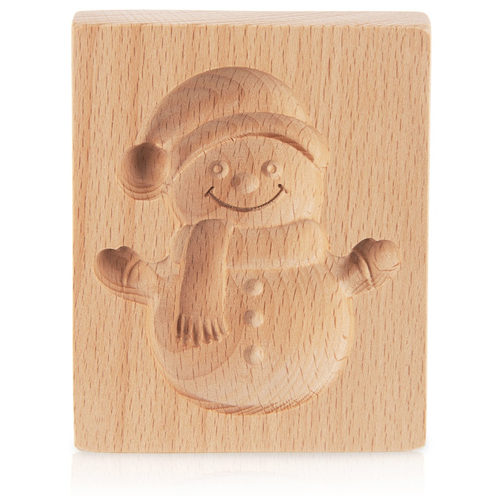 Schneemannform Zum Herstellen Von Keksen, Lebkuchen, Pralinen Und Ornamenten