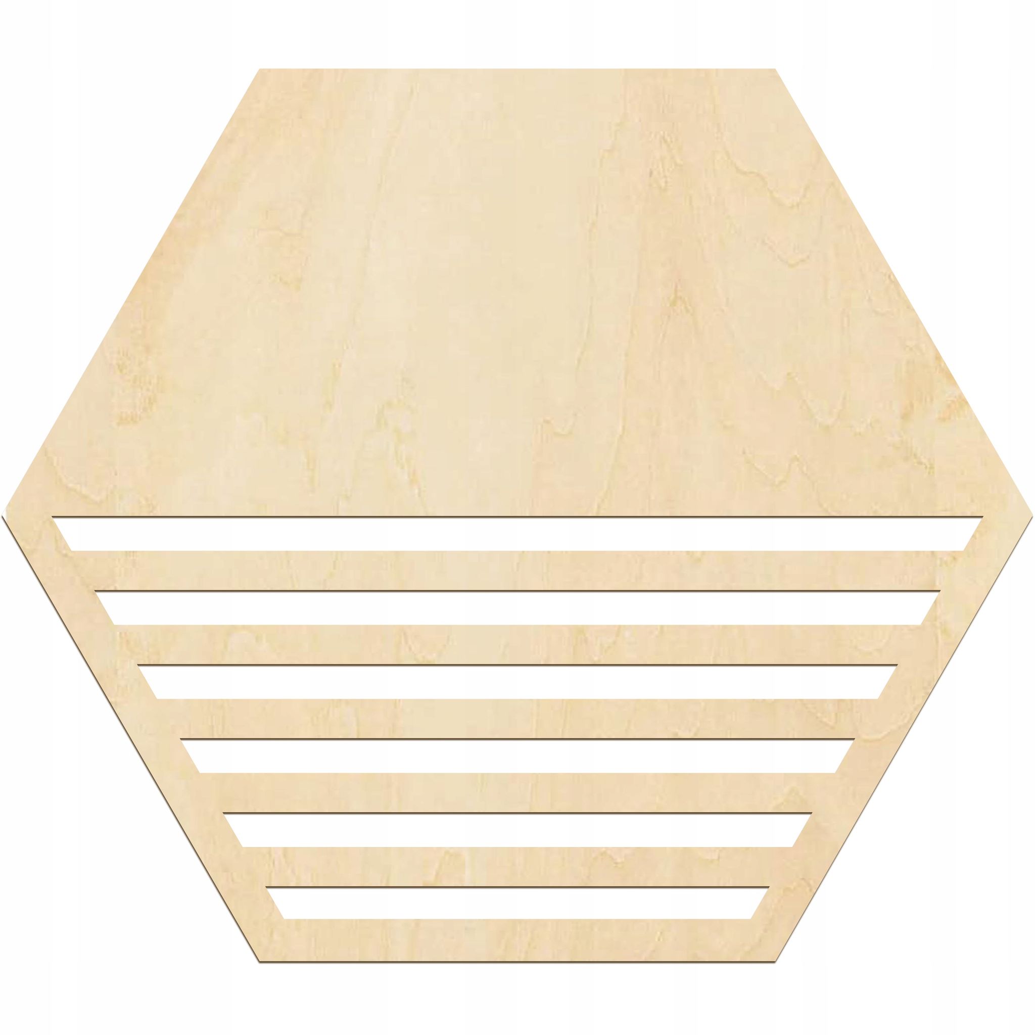 Sechseckige Wandplatte, 1 Stück, Sechseckige Wandplatte Aus Holz, Hergestellt Aus Sperrholz