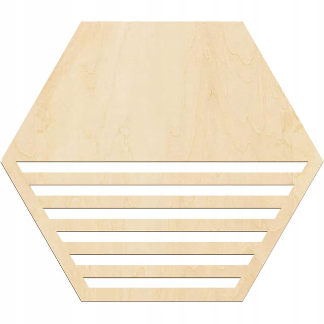 Sechseckige Wandplatte, 1 Stück, Sechseckige Wandplatte Aus Holz, Hergestellt Aus Sperrholz