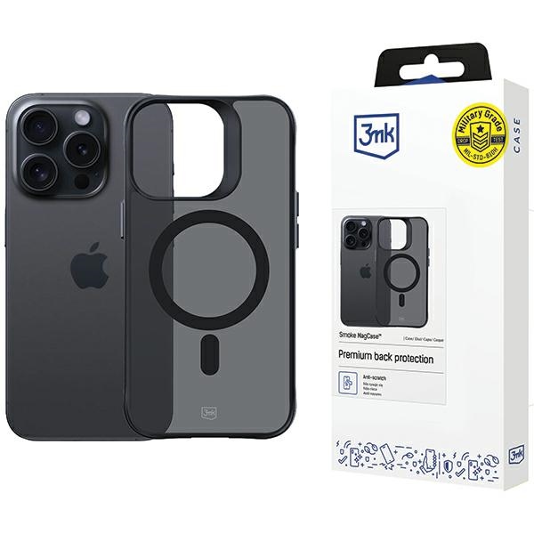 Apple Iphone 15 Pro Max - 3mk Smoke Magcase