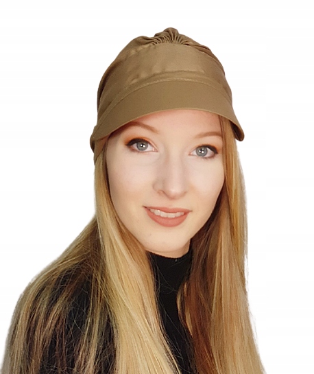Tess Damen-turban Mit Visier W-001 Schal Ohne Muster Auch Nach Chemotherapie