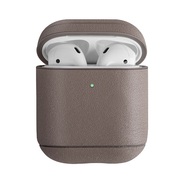 Uniq Terra Airpods 1./2. Generation Echtlederhülle Beige/beige
