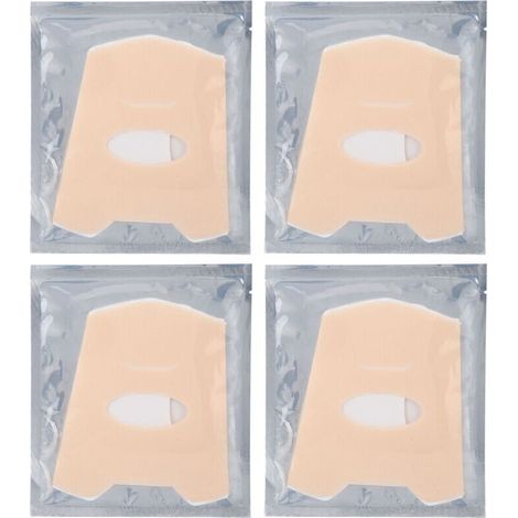 Kühlende Hydrogel-gesichtsmaske, Vollständiger Uv-schutz Für Outdoor-aktivitäten – 4er-pack
