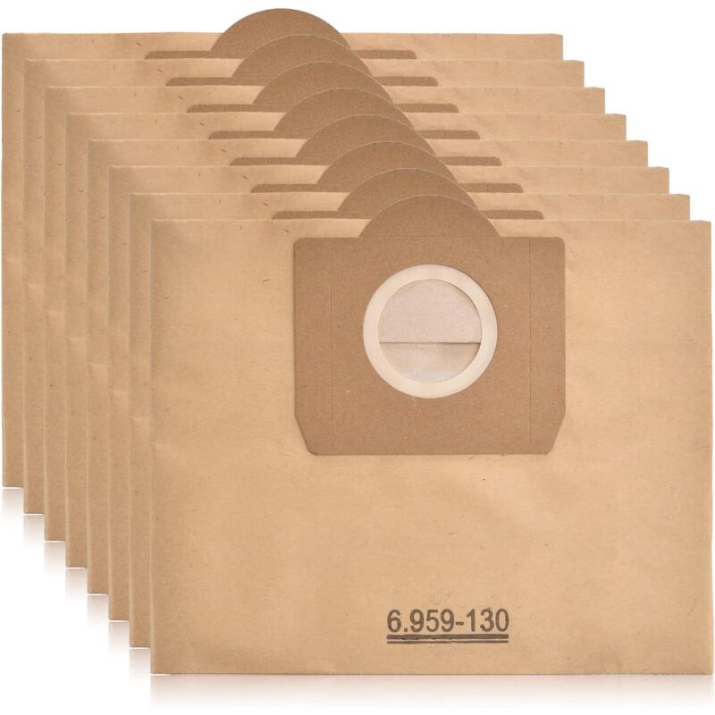 Papierstaubbeutel, 10er-pack, 6.959-130.0 A 2201/2204/2504, Passend Für Kärcher Wd3 Wd3p Nass- Und Trockensauger.