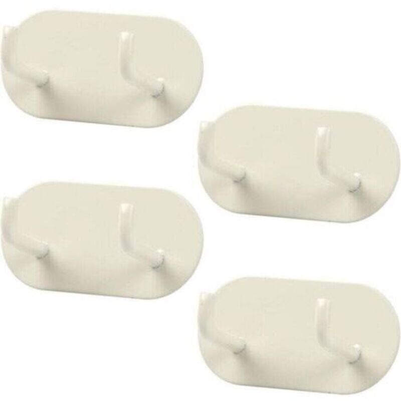 Stück Selbstklebende Wandhaken, Xu, Handtuchhalter Für Badezimmer, Handtuchhaken Aus Metall, Kein Bohren Erforderlich, Badezimmerhaken Für Badezimmer, Schlafzimmer, Küche (creme) -