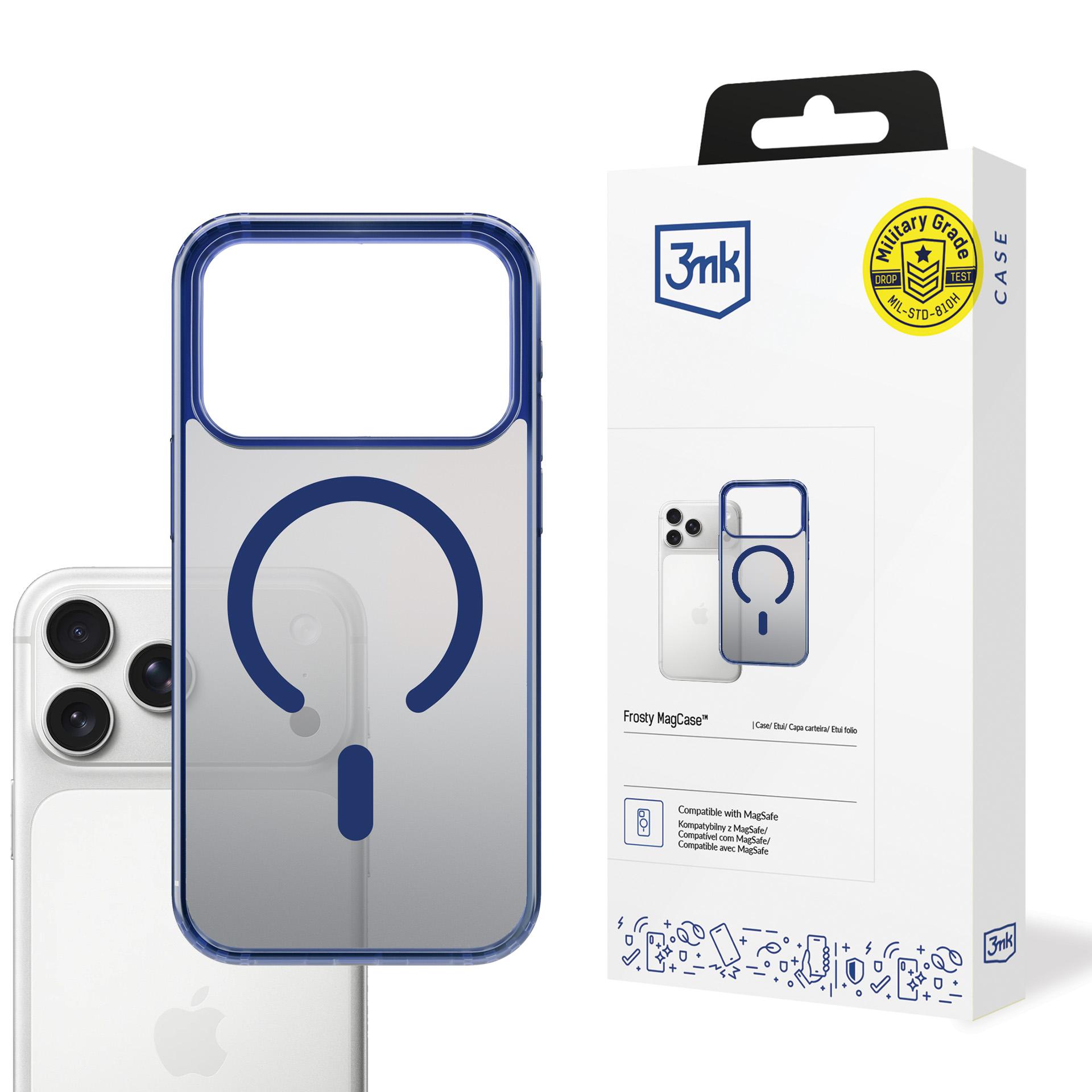 Apple Iphone 17 Pro – 3mk Frosty Magcase Blau