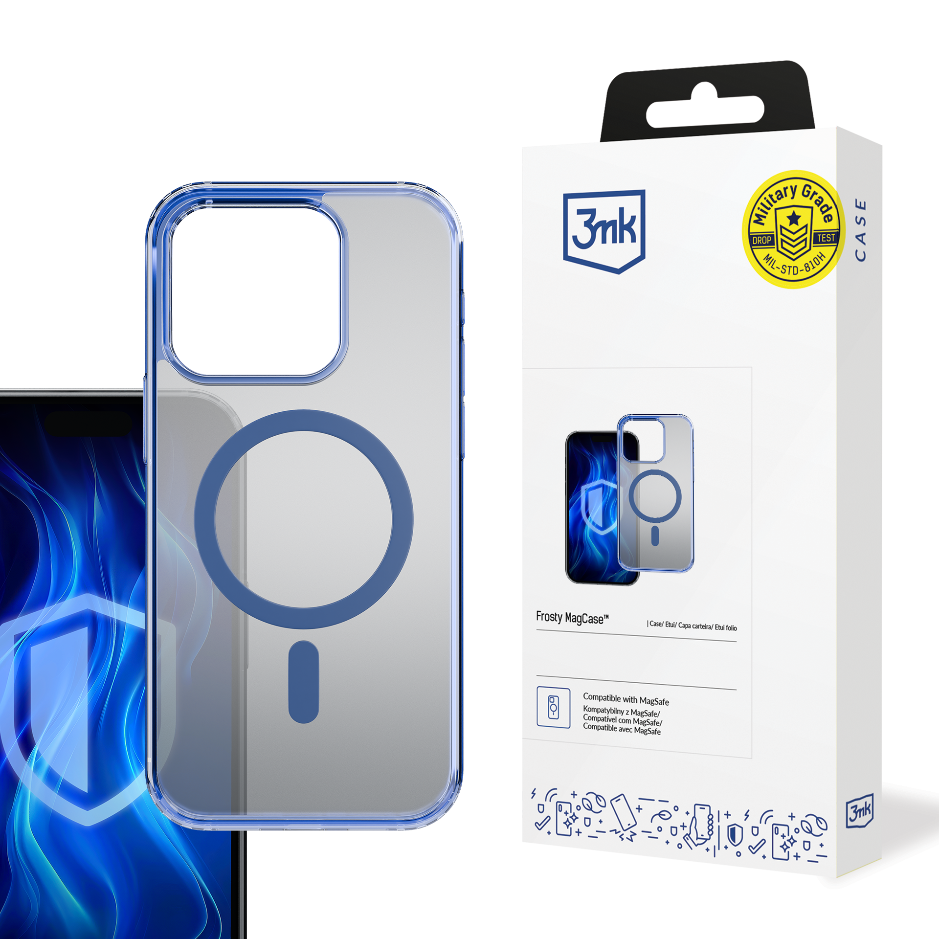 Apple Iphone 13 Pro Max – 3mk Frosty Magcase Blau