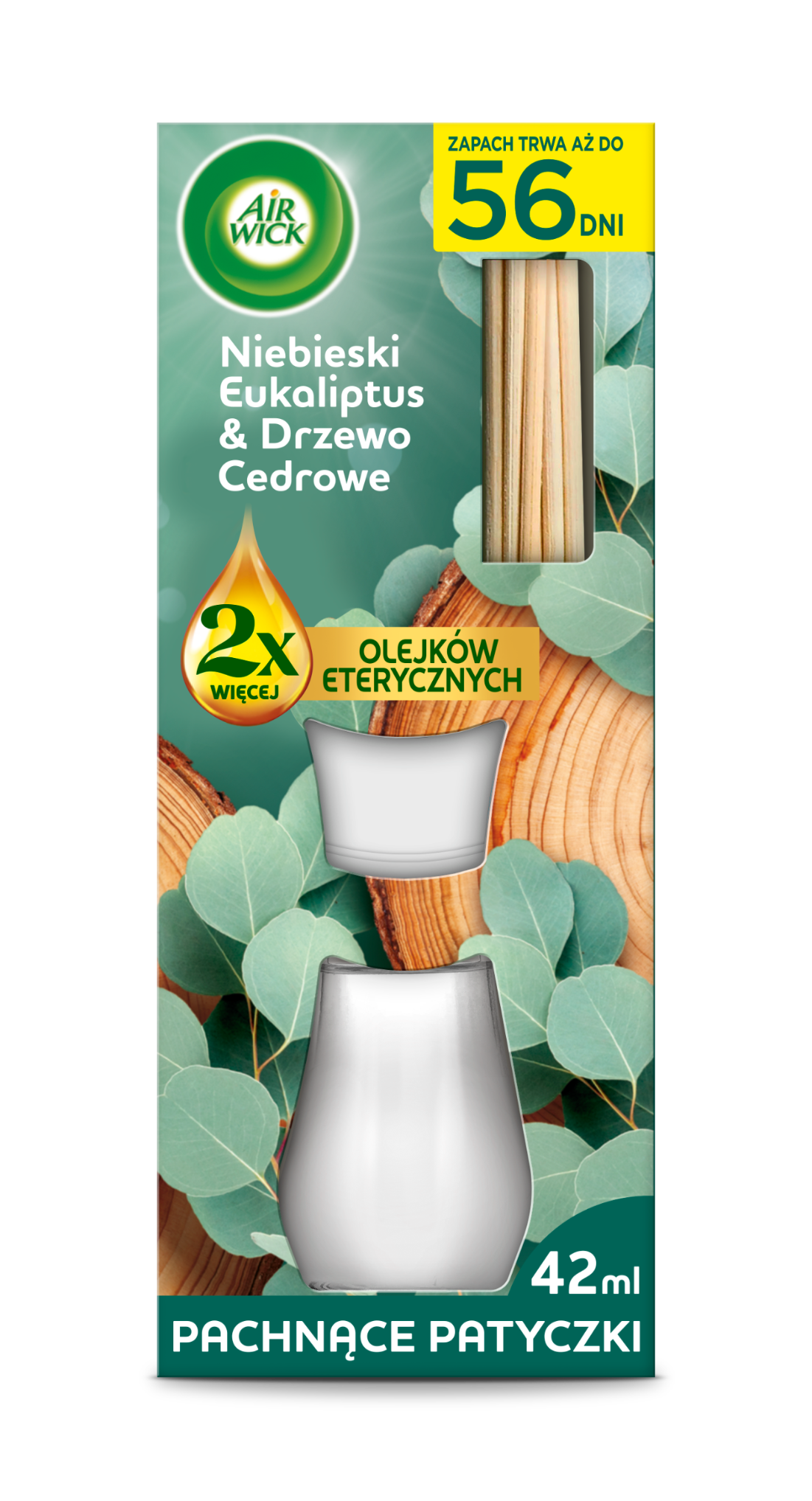 018994 Air Wick Duftstäbchen Blauer Eukalyptus & Zedernholz 42 Ml