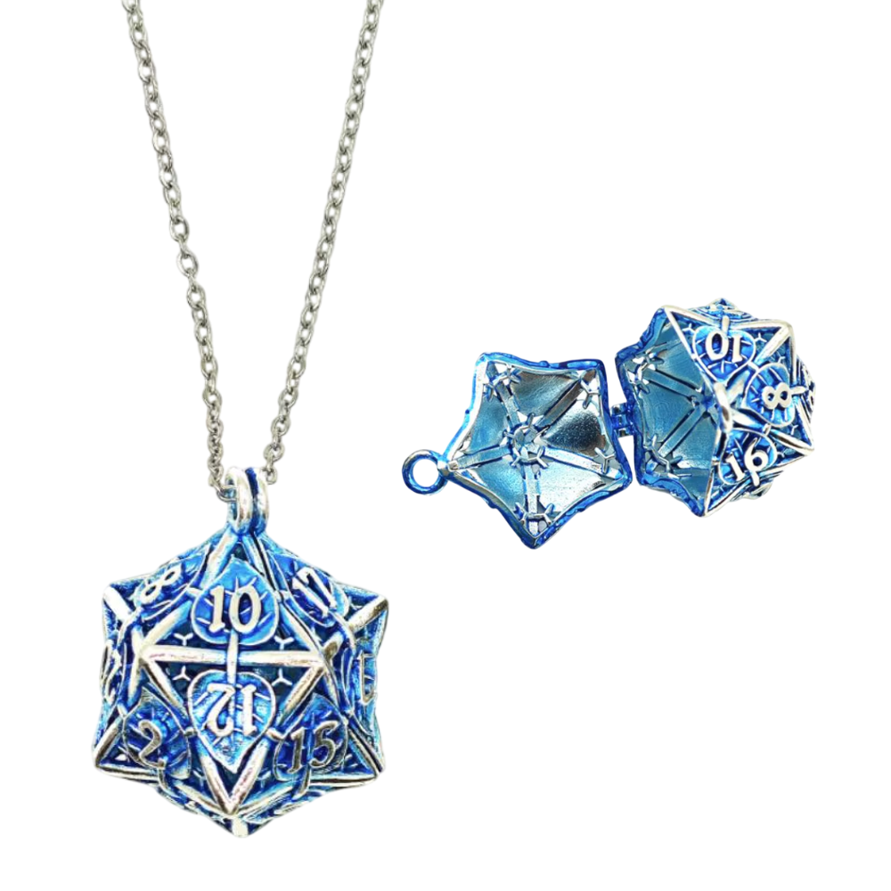 Metallwürfel-halskette K20 Box Für Mini-würfel-set - Frostblume