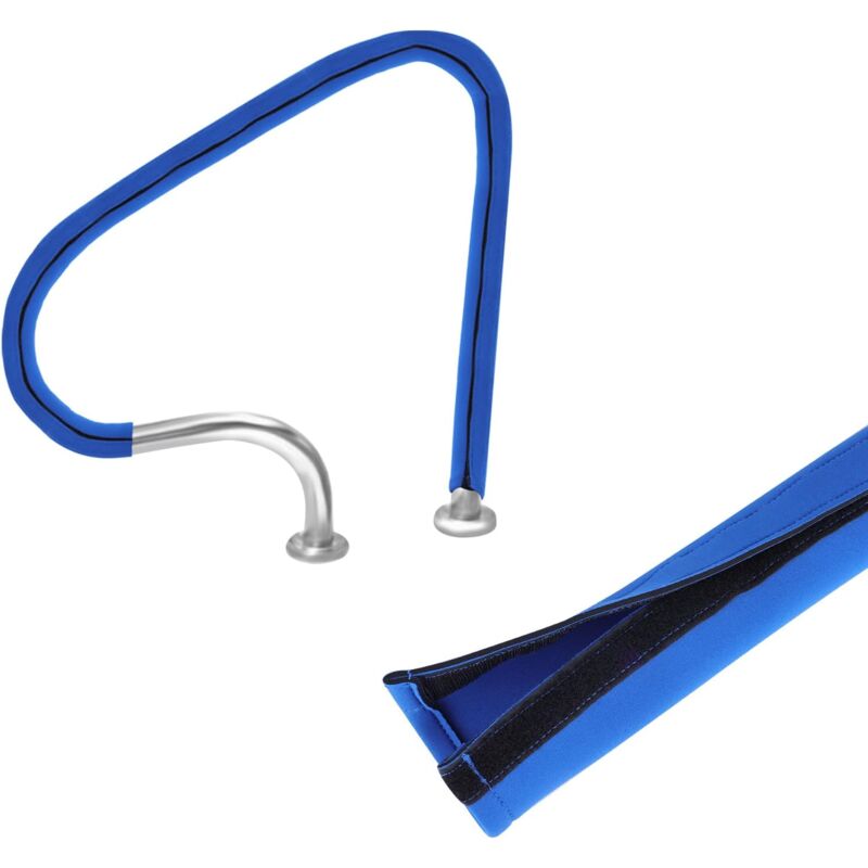 Schwimmbad-handlaufabdeckung, Blaue Schwimmbad-handlaufabdeckung Mit Selbstklebender, Rutschfester Beschichtung Für Einfaches Anbringen (1,22 M Länge)