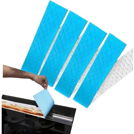 10 Stück Ölabsorbierende Watte Für Dunstabzugshauben – Baumwollpapier Zum Aufsaugen Von Fett Und Öl – Ölabsorbierendes Papier Für Die Meisten Dunstabzugshauben
