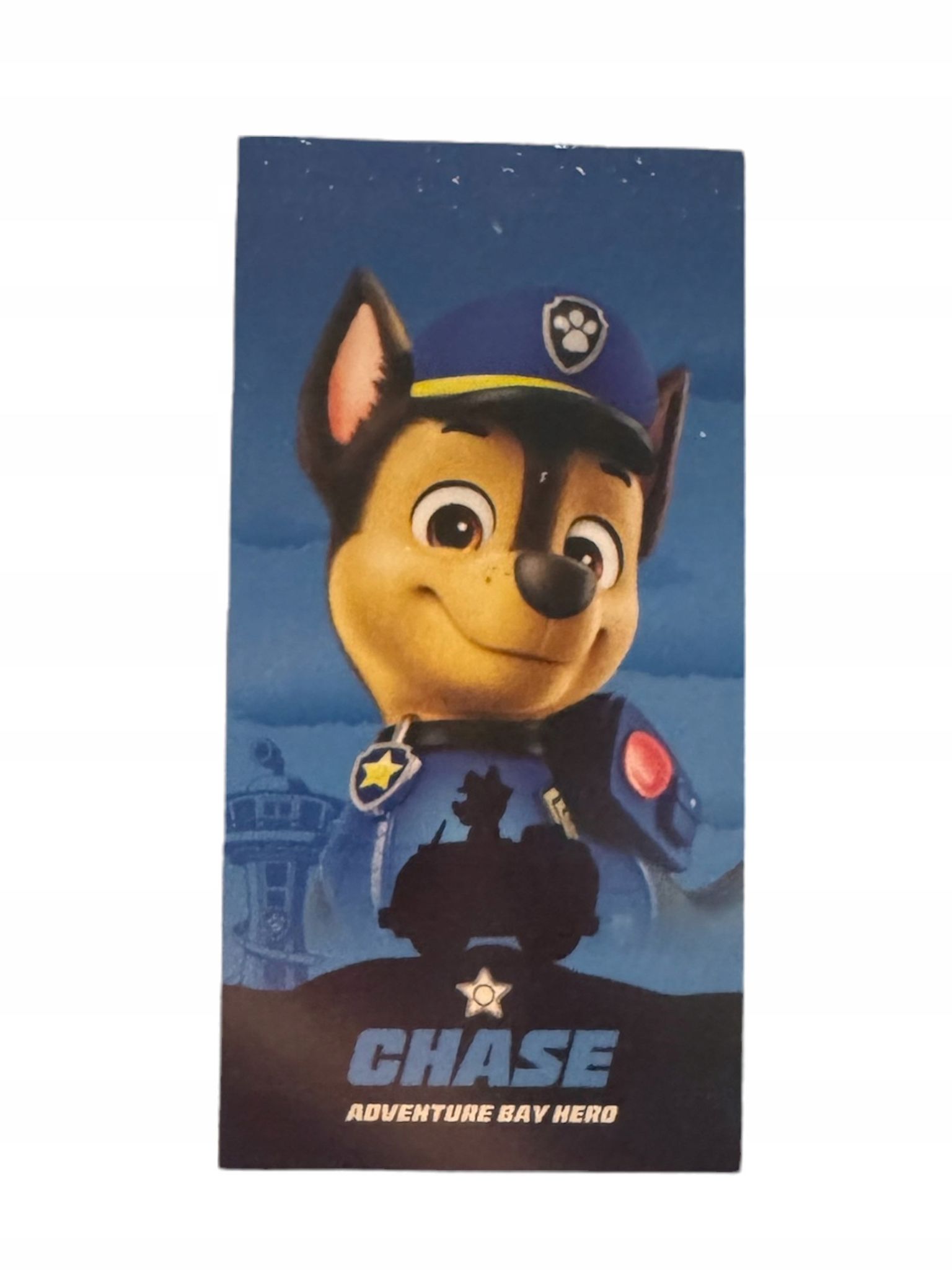 Paw Patrol Chase Großes Blaues Bade- Und Strandtuch 70 Cm X 140 Cm